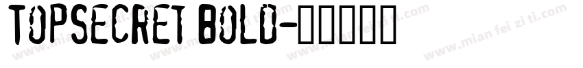 TopSecret Bold字体转换